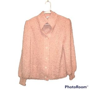 Adele Joyce vintage wool blend button down sweater